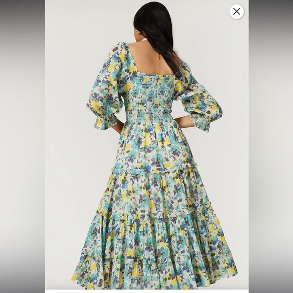 Lock Shack Fancy Blue Capri Dress XS - Picture 8 of 12